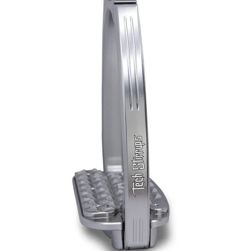 Tech Venice Evo Safety Stirrups - Silver/Silver-1